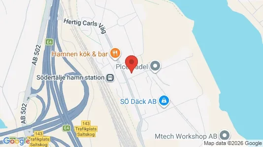 Apartments for rent i Södertälje - kort over placeringen