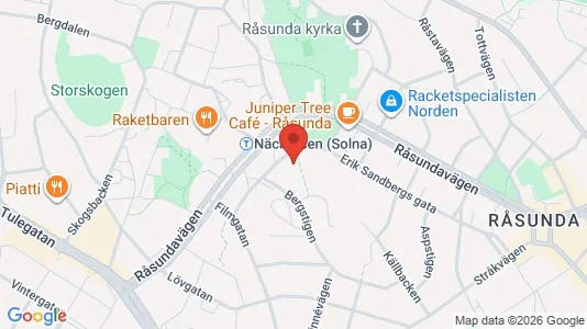 Apartments for rent i Solna - kort over placeringen