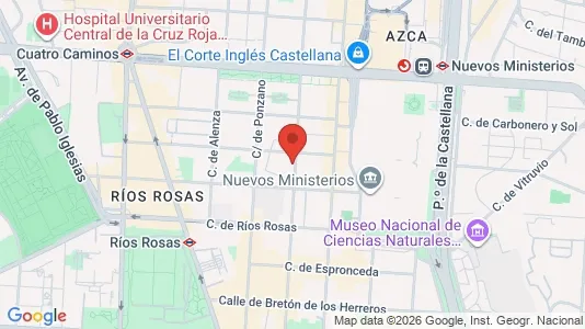 Rooms for rent in Madrid Chamberí - Photo from Google Street View