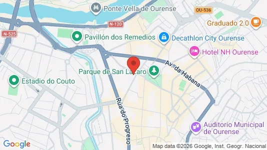 Apartments for rent in Ourense - Photo from Google Street View