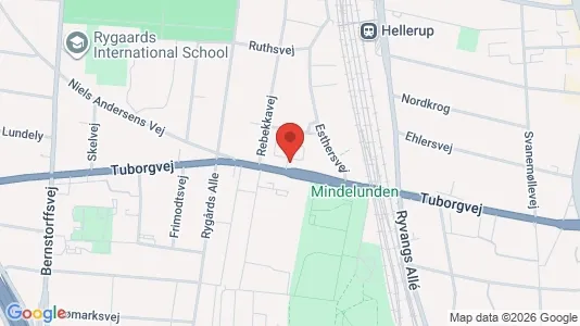 Apartments for rent i Hellerup - kort over placeringen