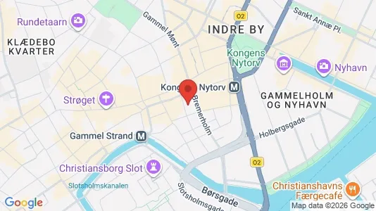 Apartments for rent i Copenhagen K - kort over placeringen