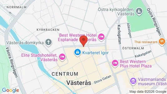 Apartments for rent i Västerås - kort over placeringen