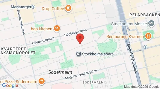 Apartments for rent i Södermalm - kort over placeringen