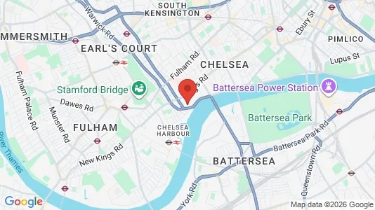 Houses for rent i London SW10 - kort over placeringen