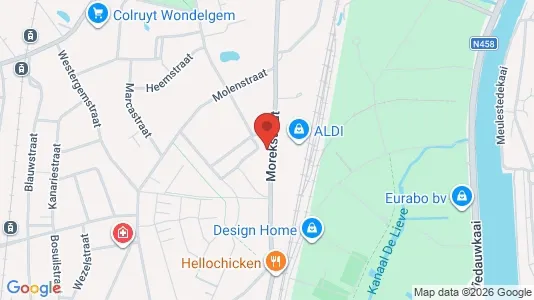 Apartments for rent in Gent Wondelgem - Photo from Google Street View