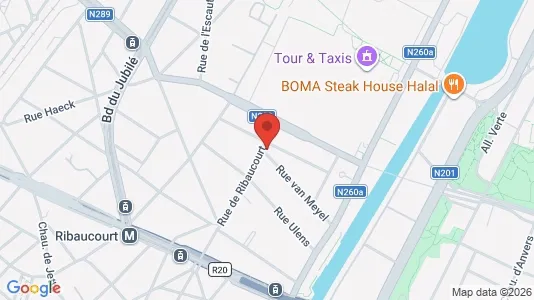 Apartments for rent in Brussels Sint-Jans-Molenbeek - Photo from Google Street View