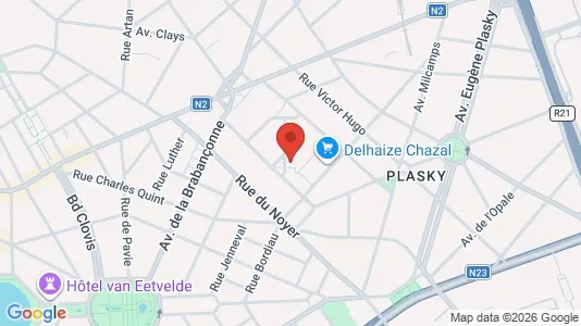 Apartments for rent in Brussels Schaarbeek - Photo from Google Street View