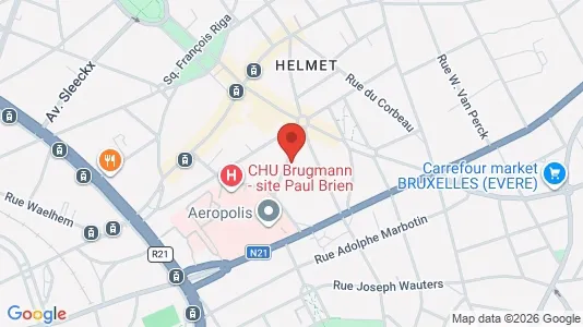 Apartments for rent in Brussels Schaarbeek - Photo from Google Street View