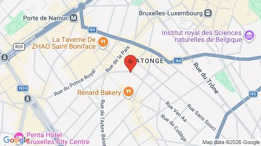 Apartments for rent in Brussels Elsene - Photo from Google Street View