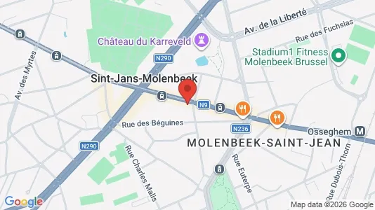 Apartments for rent in Brussels Sint-Jans-Molenbeek - Photo from Google Street View