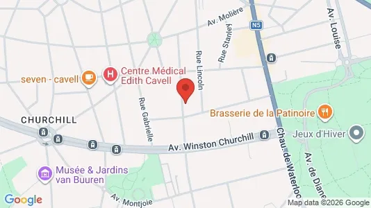 Apartments for rent in Brussels Ukkel - Photo from Google Street View