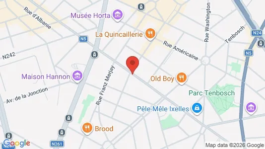 Apartments for rent in Brussels Elsene - Photo from Google Street View