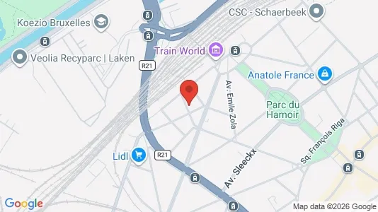 Apartments for rent in Brussels Schaarbeek - Photo from Google Street View