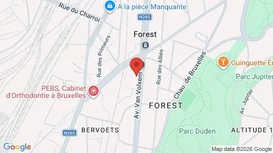 Apartments for rent in Brussels Vorst - Photo from Google Street View