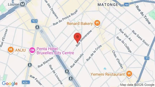Apartments for rent in Brussels Elsene - Photo from Google Street View