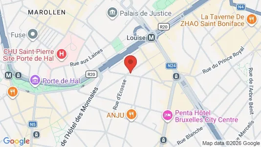 Apartments for rent in Brussels Sint-Gillis - Photo from Google Street View