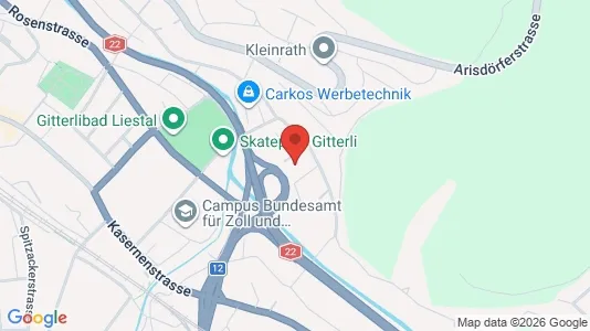 Apartments for rent i Liestal - kort over placeringen