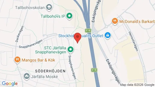 Apartments for rent i Järfälla - kort over placeringen