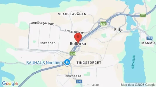 Houses for rent i Botkyrka - kort over placeringen
