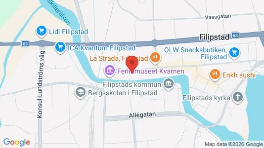 Apartments for rent i Filipstad - kort over placeringen
