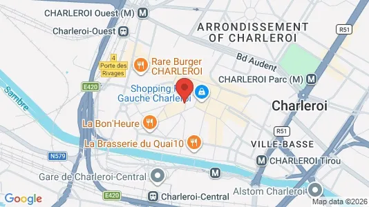 Apartments for rent in Charleroi - Photo from Google Street View