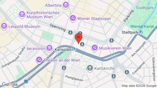 Apartments for rent i Vienna Innere Stadt - kort over placeringen