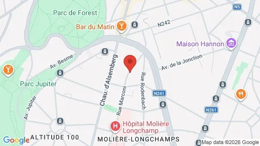Apartments for rent in Brussels Vorst - Photo from Google Street View