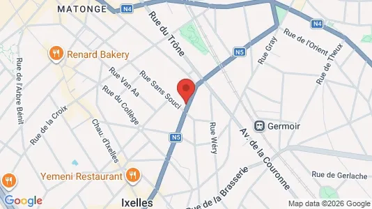 Apartments for rent in Brussels Elsene - Photo from Google Street View
