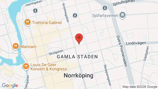 Apartments for rent i Norrköping - kort over placeringen