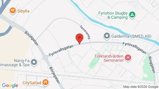 Apartments for rent i Uppsala - kort over placeringen