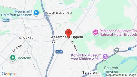 Apartments for rent i Wezembeek-Oppem - kort over placeringen
