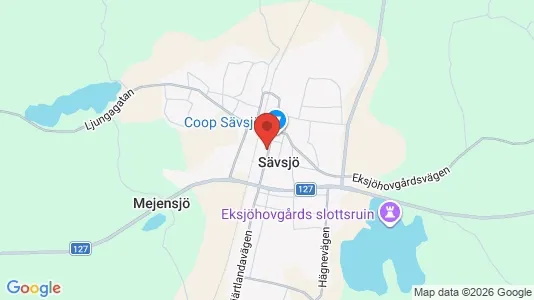 Apartments for rent i Sävsjö - kort over placeringen