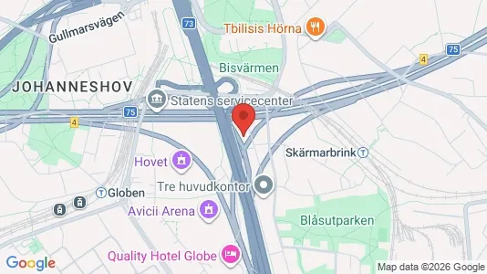 Apartments for rent i Stockholm South - kort over placeringen
