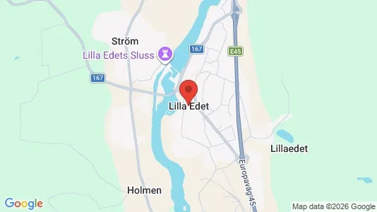 Apartments for rent i Lilla Edet - kort over placeringen