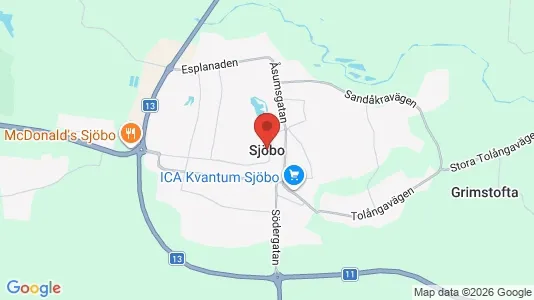 Houses for rent i Sjöbo - kort over placeringen