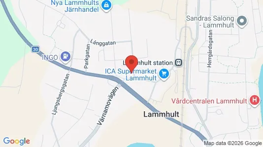 Apartments for rent i Växjö - kort over placeringen