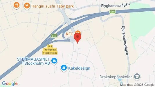 Apartments for rent i Täby - kort over placeringen