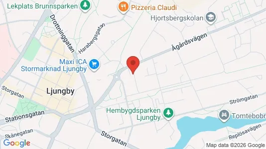 Apartments for rent i Ljungby - kort over placeringen