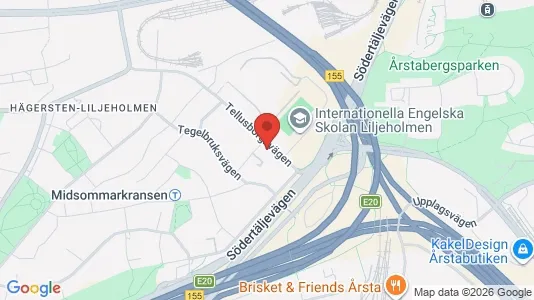 Apartments for rent i Stockholm South - kort over placeringen
