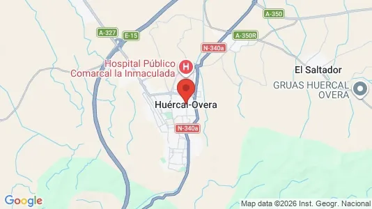 Houses for rent i Huércal-Overa - kort over placeringen