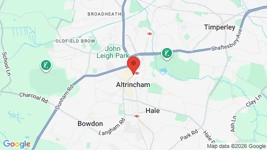 Houses for rent i Altrincham - Cheshire - kort over placeringen