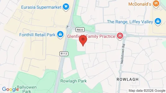 Apartments for rent i Dublin 22 - kort over placeringen