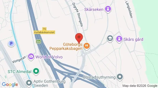 Apartments for rent i Örgryte-Härlanda - kort over placeringen