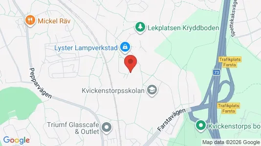 Apartments for rent i Stockholm South - kort over placeringen