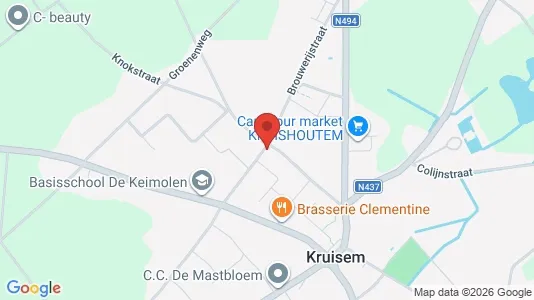 Apartments for rent i Kruisem - kort over placeringen