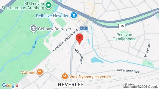 Apartments for rent i Leuven - kort over placeringen