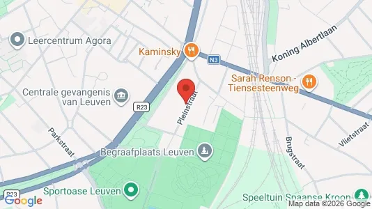 Apartments for rent i Leuven - kort over placeringen