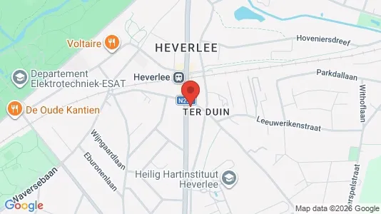 Apartments for rent i Leuven - kort over placeringen