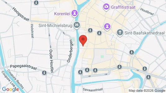 Apartments for rent i Stad Gent - kort over placeringen